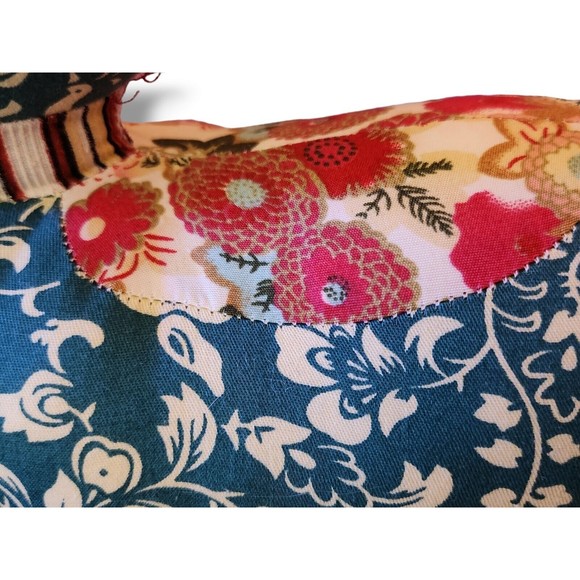 Mr. Fabric, Mandarin Duck, Floral Patchwork, Set Of 2, Rare, Stitch Work - Picture 15 of 16